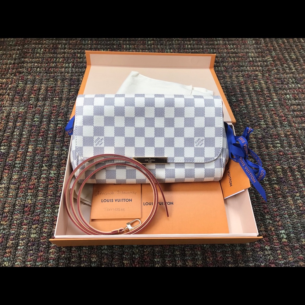 Favorite MM Damier Azur
